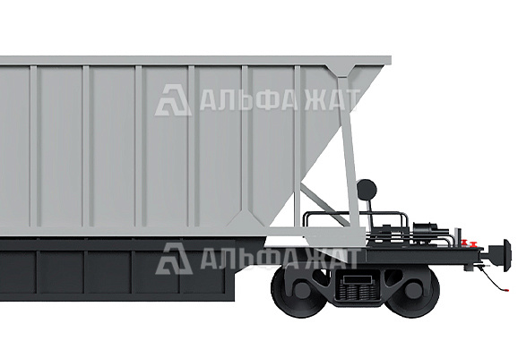 Вагон-хоппер для перевозки боксита 19-1249