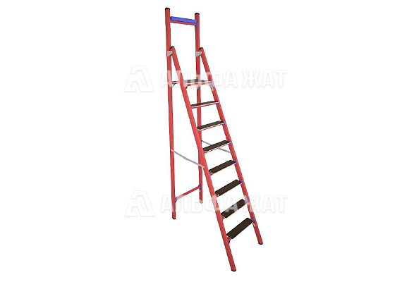 Стремянка стеклопластиковая с вертикальной опорой исполнение «ЕВРО ТЕЛЕКОМ» СВД-2,0ЕТ