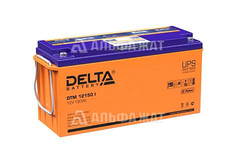 Свинцово-кислотный аккумулятор Delta DTM 12150 I