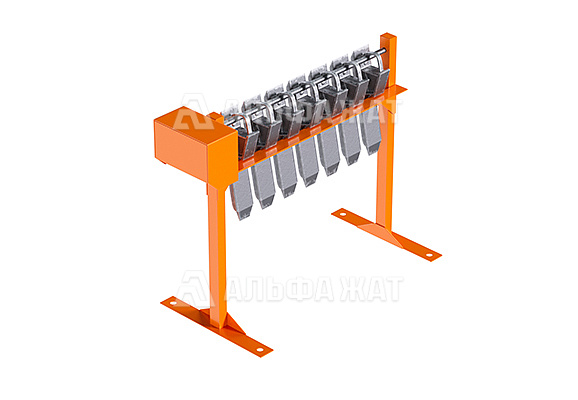 Стенд специальный для хранения тормозных железнодорожных башмаков