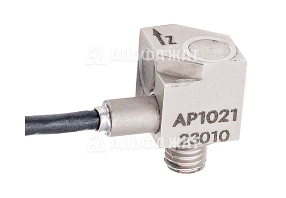 Вибропреобразователь ускорения миниатюрный с зарядовым выходом трехкомпонентный AP1021