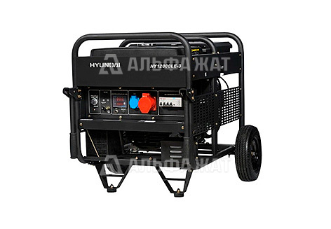 Бензиновый генератор Hyundai HY 12000LE-3