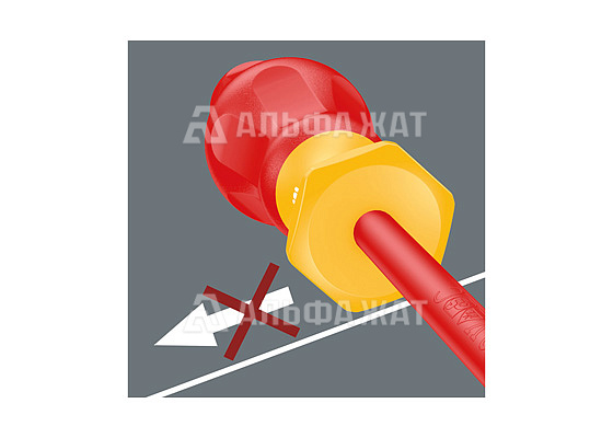 Набор отверток диэлектрических, пробник Kraftform Comfort VDE, 7 предметов