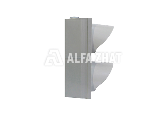 Fußgängerampel П.1.1 (P.1.1) mit grüner Countdown-Tafel mit programmierbarem Fußgänger-Soundsystem (Raumgehäuse)