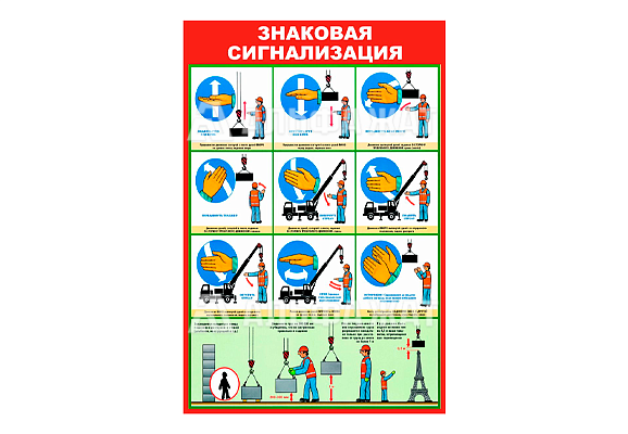 Стенд информационный «Знаковая сигнализация»
