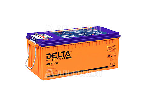 Свинцово-кислотный аккумулятор Delta GEL 12-200