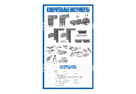 Стенд информационный «Измерительные инструменты»