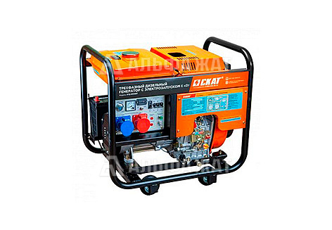 Дизельный генератор СКАТ УГД-6000ЕТ