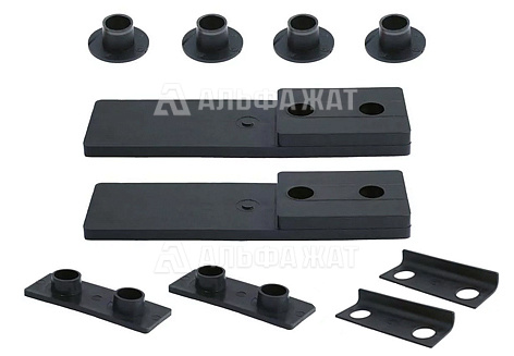 Детали изоляции фундаментных угольников стрелочных гарнитур (стрелочного привода) рельсов Р-65 (полиамид)