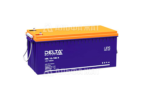 Свинцово-кислотный аккумулятор Delta HRL 12-180 X