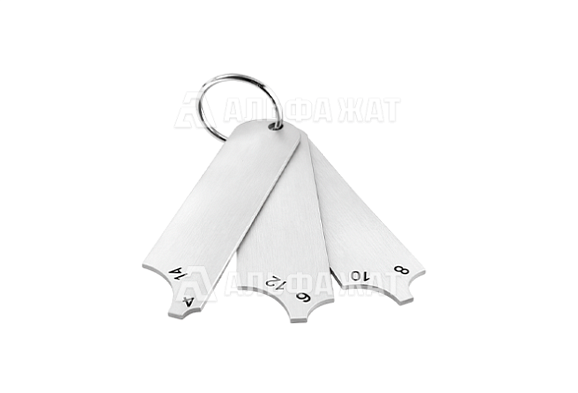 Универсальный шаблон сварщика УШС-2 (шаблон катетов шва)