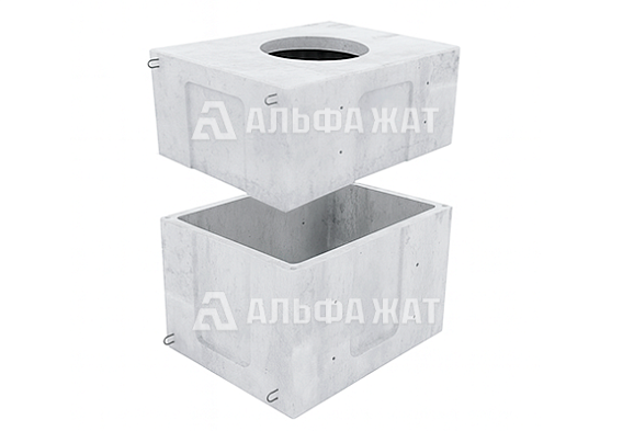 Колодец кабельной связи разветвительный 2 М-10 (80) ГЕК (В25)