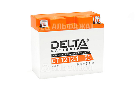 Стартерный аккумулятор Delta CT 1212.1