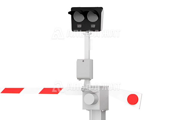 Светофор переездный двузначный для установки на шлагбауме со светодиодными системами СП-2 НКМР.676658.031 ТУ Светофор переездный двузначный для установки на шлагбауме со светодиодными системами СП-2 НКМР.676658.031 ТУ