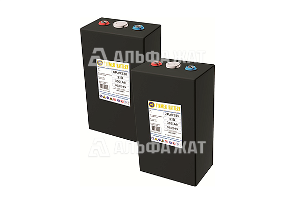 Вагонный свинцово-кислотный аккумулятор с гелевым электролитом 56 PzV-385P