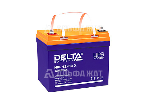 Свинцово-кислотный аккумулятор Delta HRL 12-33 X
