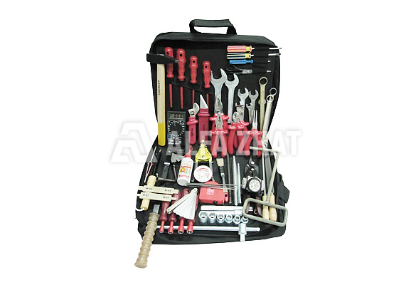 Set of electromechanical tools for maintenance of wayside signaling devices Set of electromechanical tools for maintenance of wayside signaling devices