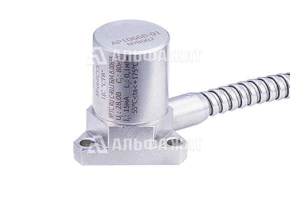 Вибропреобразователь ускорения промышленный с зарядовым выходом однокомпонентный AP1066B-01