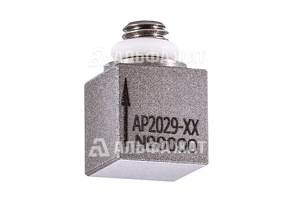 Вибропреобразователь ускорения миниатюрный с выходом по напряжению однокомпонентный AP2029-10