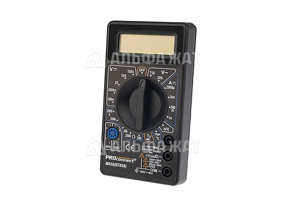 Мультиметр портативный M838 (DT838) PROconnect Мультиметр портативный M838 (DT838) PROconnect