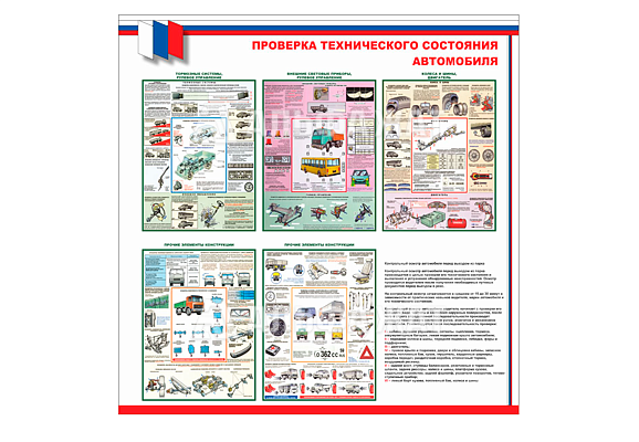 Стенд информационный «Проверка технического состояния автомобиля»