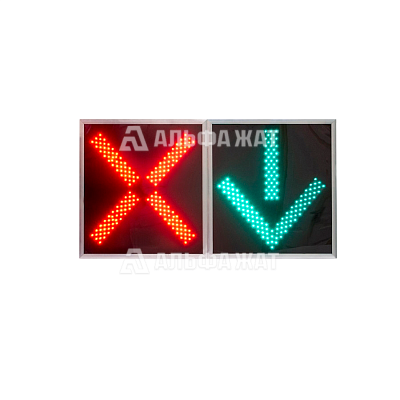Транспортный светофор Т.4 реверсивный (монолитный корпус)