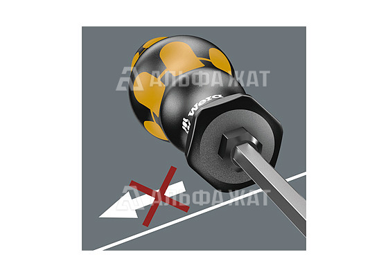 Набор отверток силовых с подставкой Kraftform Plus, 6 предметов