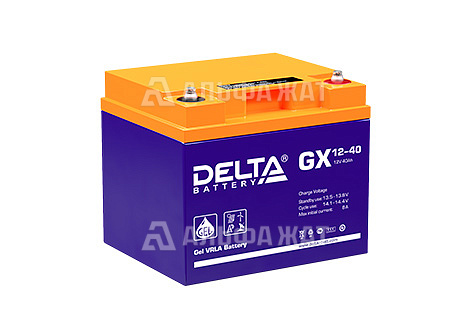 Свинцово-кислотный аккумулятор Delta GX 12-40