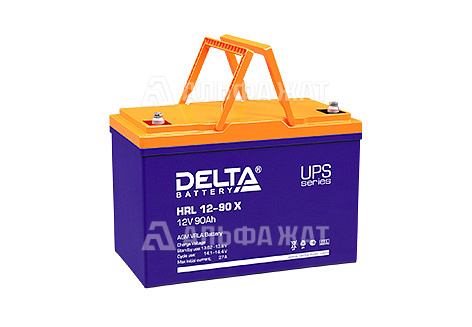 Свинцово-кислотный аккумулятор Delta HRL 12-90 X