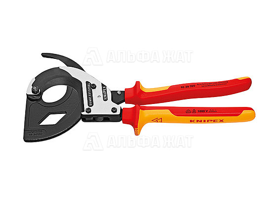 Кабелерез с трещоткой VDE, 60 мм (600 мм², MCM 1200), длина 320 мм