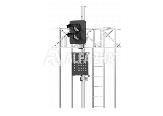 2-units LED suspended signal 17663-00-00 with a route indicator