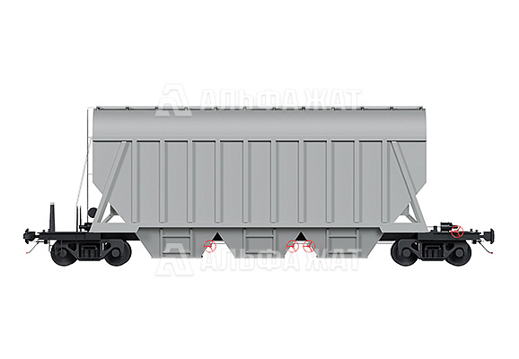 Вагон-хоппер для перевозки минеральных удобрений и сыпучих грузов 19-1273-02