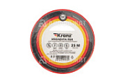 Изолента ПВХ KRANZ 0,13х15 мм, 25 м, красная упаковка (5 роликов)