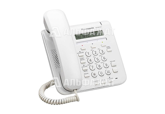 Системный IP-телефон Panasonic KX-NT511A белый