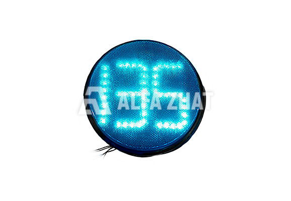 Lichtblock 300 mm für die Fußgängerampel mit Countdown-Tafel grün