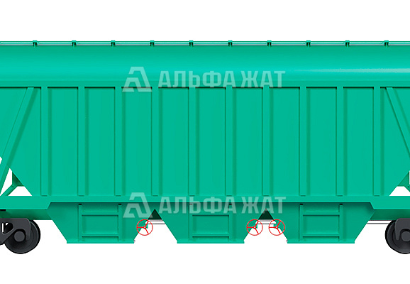 Вагон-хоппер для перевозки минеральных удобрений и сыпучих грузов 19-1274