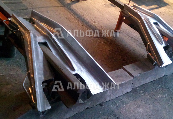 Башмак накаточный универсальный тип «Лягушка» титановый сварной проект 495ТС