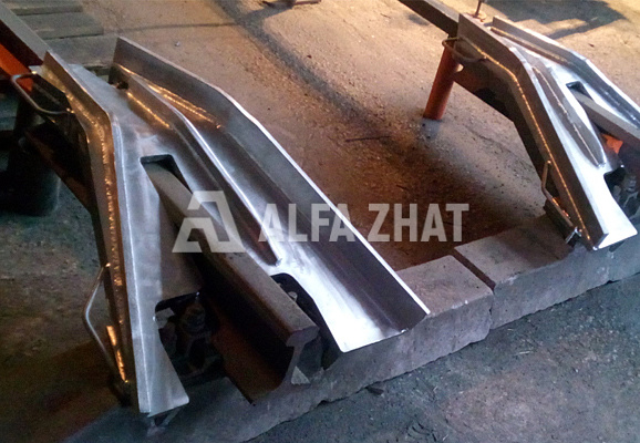 Re-railing all-purpose «Toggle» shoes, titanium welded 495TS Re-railing all-purpose «Toggle» shoes, titanium welded 495TS