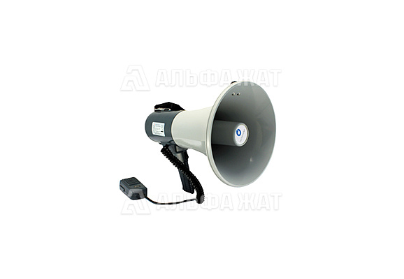 Мегафон ручной с выносным микрофоном и сигналом сирены TS-135BC