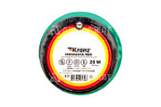 Изолента ПВХ KRANZ 0,13х15 мм, 20 м, зеленая упаковка (10 роликов)