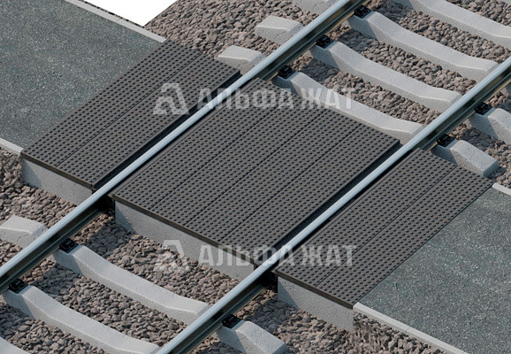 Резиножелезобетонный настил 2,27 м