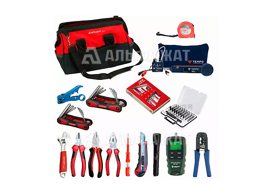 Набор для обслуживания кабельных линий связи и Ethernet SK-LAN-2