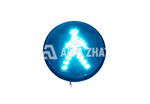 Lichtblock 300 mm für die Fußgängerampel mit Countdown-Tafel rot