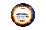 Изолента ПВХ профессиональная KRANZ 0,18х19 мм, 20 м, синяя упаковка (10 роликов)
