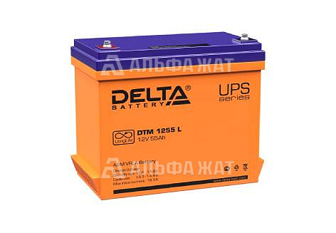 Свинцово-кислотный аккумулятор Delta DTM 1255 L