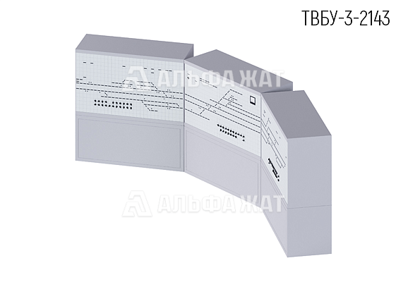 Табло выносное блочное унифицированное ТВБУ-3-2143