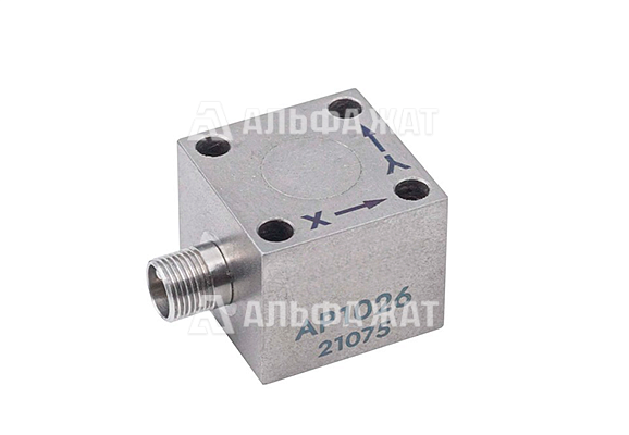 Вибропреобразователь ускорения миниатюрный с зарядовым выходом трехкомпонентный AP1026