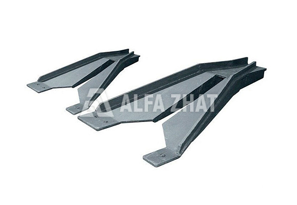 Schuhrändelung Schmalspur Typ «Frosch» Projekt 100 USS geschweißter Stahl