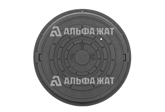 Люк полимерно-композитный с запорным устройством