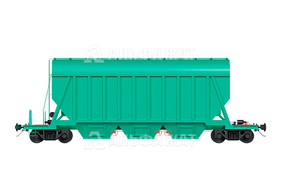 Вагон-хоппер для перевозки минеральных удобрений и сыпучих грузов 19-1273